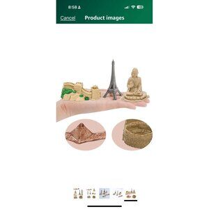 Onest 7 Piece Mini World Building Model Play Set